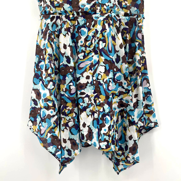 Diane von Furstenberg Marina Dress Size Small Swim Cover Up Tunic Blue White - Picture 15 of 16